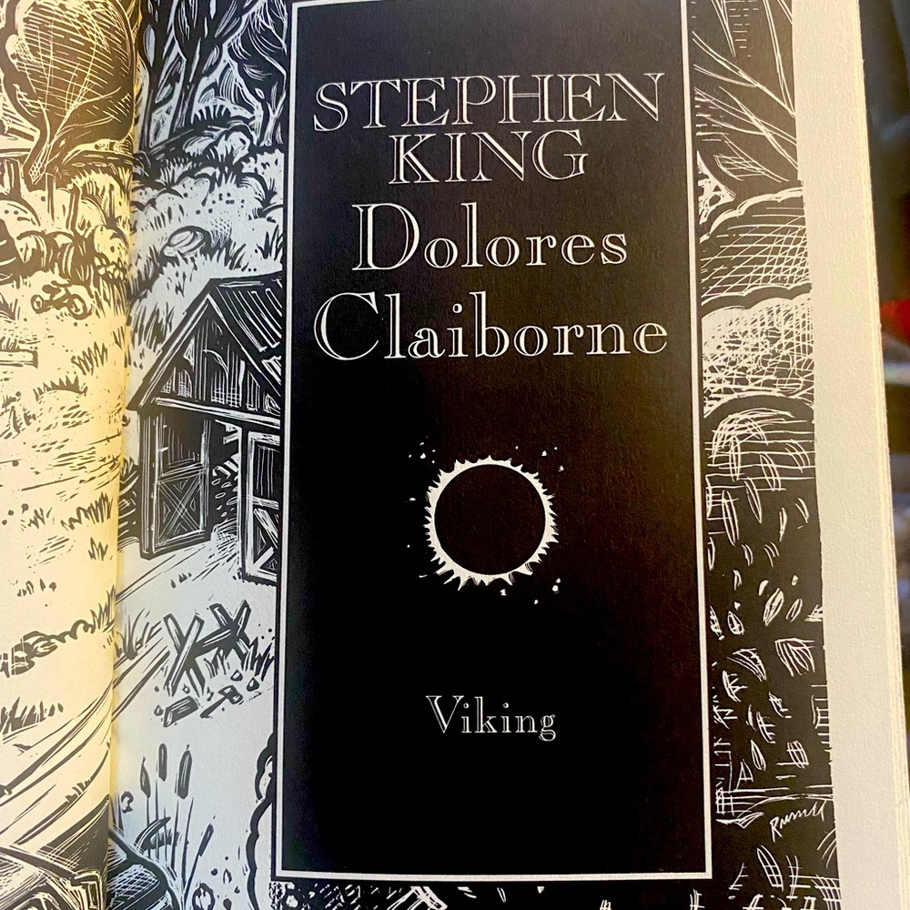 Stephen King (Dolores Claiborne) Hard Back
